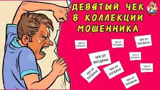 ДЕВЯТЫЙ ЧЕК В КОЛЛЕКЦИИ МОШЕННИКА.