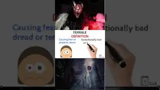 Terrible Pronunciation | Terrible Definition | Terrible Synonyms | Terrible Antonyms 