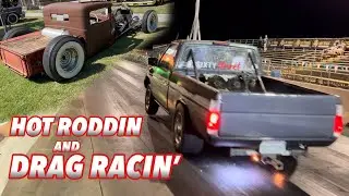 Taking The Hotrod To Midnight Mass 23’ Then Testing The Turbo Nissan At The Track!