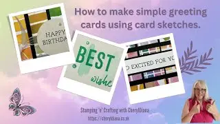 How to make four simple greeting cards for any occasion using the Full of Life Suite.