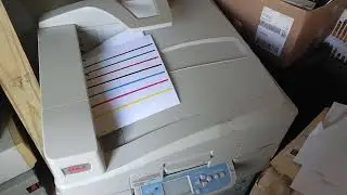 Oki CX3641 printing from service menu