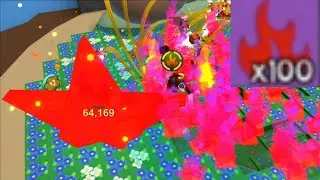 The Biggest 64k Scorching Star and x100 Dark Heat Buff | Bee Swarm Simulator