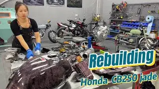 Rebuilding Honda CB 250 Jade 1991 P2