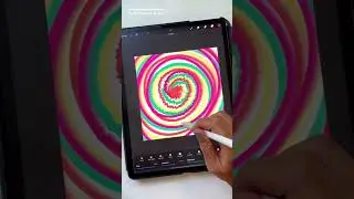 Creating Tie Dye Lettering in Procreate 