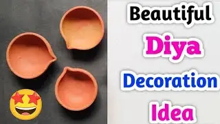 Diya Decoration Ideas | Diya decoration for school competition |