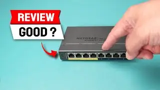 Netgear 8-port Poe Gigabit Ethernet Plus Switch (GS108PE)