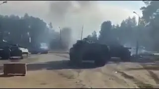 Разгром российской военной колонны у Иванкова к северу от Киева