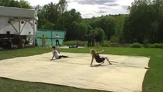 Третье место в номинации Синхронная йога. «Касатка»