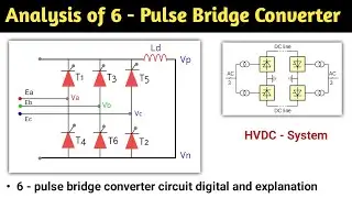 analysis of 6 pulse bridge converter | analysis of the bridge rectifier hvdc | hvdc system