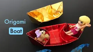 Easy Origami Boat/ Paper Boat/ Fun @ Easy Paper Craft