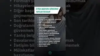 İltica Başvuru Süresince Yapılan Hatalara Dikkat!  #amerikayagoc #amerikailtica #meksikasınırı