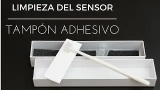 Limpieza del sensor. Tampón adhesivo