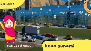 TERJADI SUNAMI DI KOTA cities skylines 2  #citiesskylines2  skylines 2