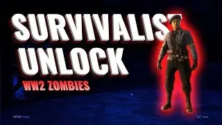 WW2 ZOMBIES - SOLO ALL SURVIVALIST CHALLENGES! (Call of Duty WW2 Zombies)