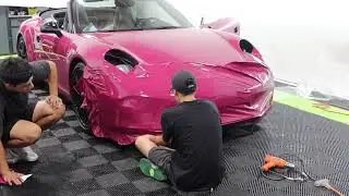 Porsche 911 Goes SUPERGLOSS PINK!!