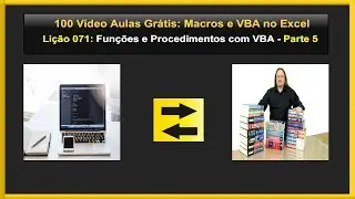 Lesson 71 - Free VBA Video Lessons in Excel - Procedures and Functions Modules, Examples, Part 5