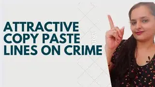 Ielts writing task 2 on crime | ready made lines on crime