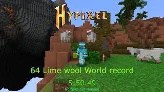 64 Lime wool Former world record 5:50.34