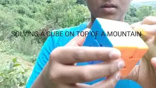 Solving a cube on top of a mountain 🏔️| CUBEONOMY