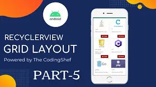 #5- Grid Layout in Recyclerview in android| Recyclerview series part-5