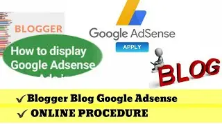 How to Adsense on blogger | How to apply on Adsense account | Activate your Adsense account| blogger