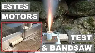 Bandsaw a Rocket Motor? Testing Estes Rocket Motors for Real Performance - ElementalMaker