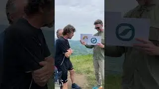 Quizzing Italian Hikers on Outdoor Brands. #shorts