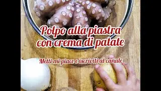 Polpo alla piastra con crema di patate