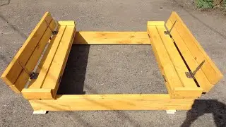 ✅ Sandbox a transformer made of wood