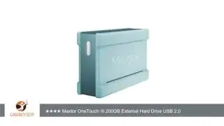 Maxtor F01E200 OneTouch III 200GB External Hard Drive USB 2.0 | Review/Test