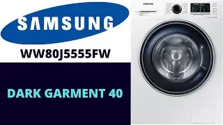 Samsung Ecobubble WW80J5555FW Washing Machine - Dark Garment 40