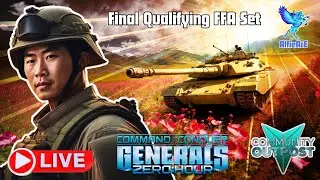 🔴 Live Command and Conquer, Zero Hour 16gmt $375 Community Outpost Summer FFA Tournament