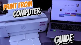 How To Print From Computer PC To HP DESKJET PRINTER Review