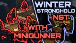 SOLO WINTER STRONGHOLD Fallen NO SPECIAL TOWERS with Minigunner | Tower Defense Simulator | Roblox