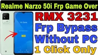 Realme NARZO 50i FRP BYPASS ( unlock tool) 2022 || Realme (RMX3231/RMX3235) Bypass Google Account