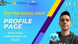 Flutter Social Chat / GetStream & Firebase & BLoC Pattern - Profile Page - [7]