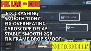 UNLOCK MAX GRAPHICS CODM | EXTREME FIX LAG IN CODM