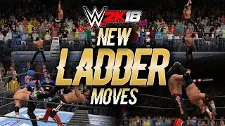 WWE 2K18 - NEW LADDER MOVES! (Concepts, Bumps & Edits ft. Styles & Omega)