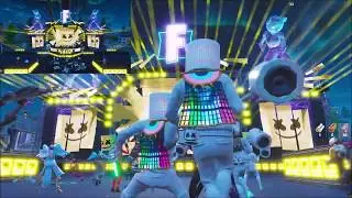 Fortnite Marshmello Concert - Hi Def Res | 60FPS | Dual Screen | Full & No Commentary | Full Skin