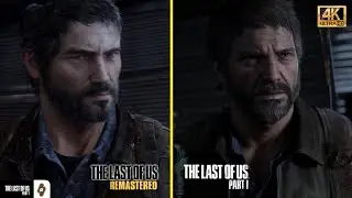 4K Side by Side comparison: The Last of Us Part 1 Cutscenes vs Remastered: The University