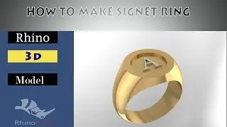 How to Make Signet Ring in Rhino