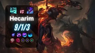 HECARIM JUNGLE vs KHA'ZIX - EUW LoL Challenger Patch 13.20