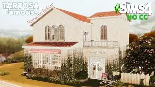 Romantic strawberry bakery❤️ l ASMR Ambience l Tartosa l The Sims 4 l speed build l NO CC