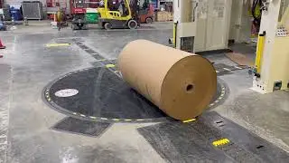 Fosber unwinds with Harmax Butt Roll Return Line