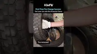 First-Time Tire Change Success: Tire Lever Set with Rim Protector Demo