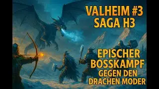 ⚔️ Valheim Saga #3 – Epischer Bosskampf gegen den Drachen Moder! ❄️🐉