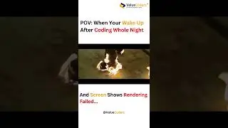 Waking Up After an All-Night of Coding And Seeing a Rendering Error | ValueCoders