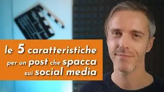 Come Creare Contenuti su Instagram Youtube, Tik Tok, Facebook con le 5 i