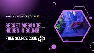 INSANE Python Steganography Tool 🔥 Hide Secret Messages Inside Audio | Cybersecurity Project