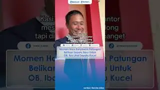 Momen Haru Karyawan Patungan Belikan Sepatu Baru Untuk OB, Iba Lihat Sepatu Kucel